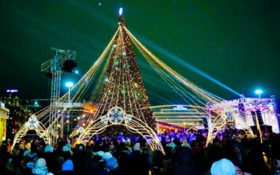 Массовое зажжение новогодних ёлок пройдёт в столице