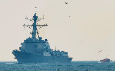 В Карибском море столкнулись два военных корабля США