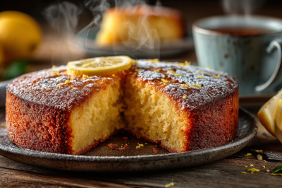 Надоела возня с дрожжевым тестом? Печем ленивый и вкусный лимонный пирог