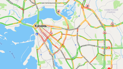 Казань парализовали 8-балльные "снежные" пробки: список улиц, где затруднен проезд 03/02/2026 &ndash; Новости
