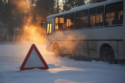 Два человека погибли при столкновении Volvo и пассажирского автобуса в Рязанской области