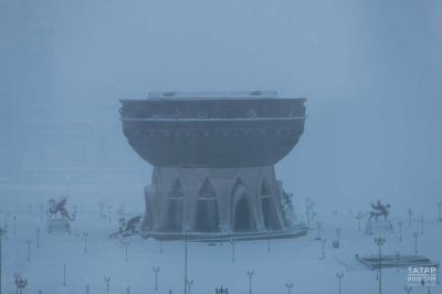 В понедельник в Татарстане снова ожидается метель