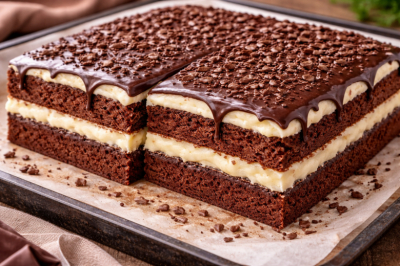 Торт из 1 коржа на весь противень: готовим &laquo;Быстринку&raquo; &mdash; и не надо никаких магазинных вовсе