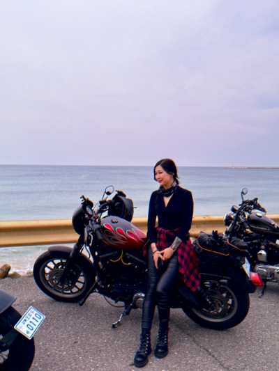 Мой Harley – это не просто транспорт, а часть моей жизни - актюбинка колесит на байке по дорогам Южной Кореи