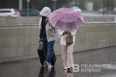 В Татарстане ожидаются ливни, грозы и сильный ветер