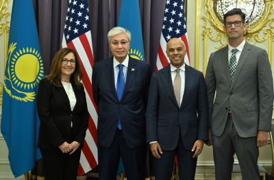 Касым-Жомарт Токаев принял президента и главного исполнительного директора Educational Testing Service (ETS) Амита Севака